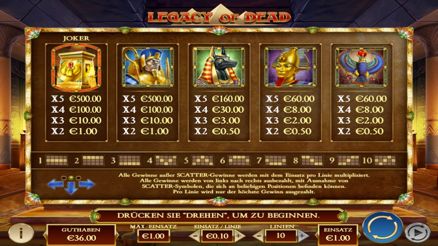 Legacy Of Dead Feature Symbols - -