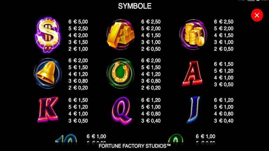 Gold Blitz De Featured Symbols - -