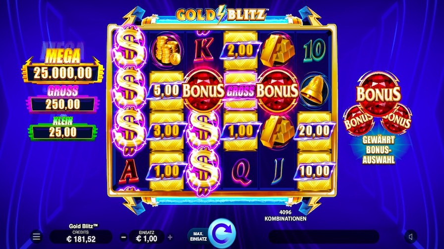 Gold Blitz Slot De - -
