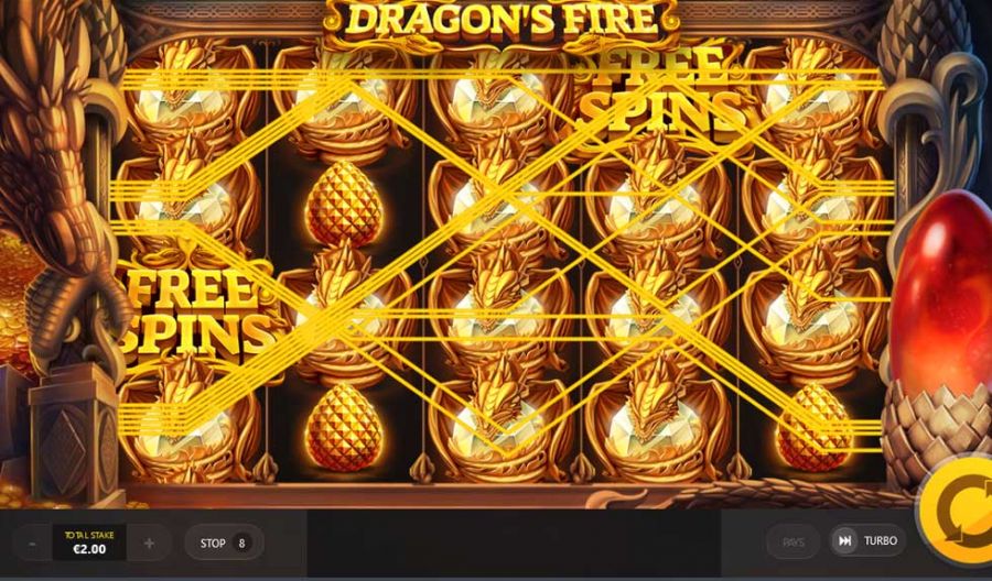 Dragons Fire Free Spins - -